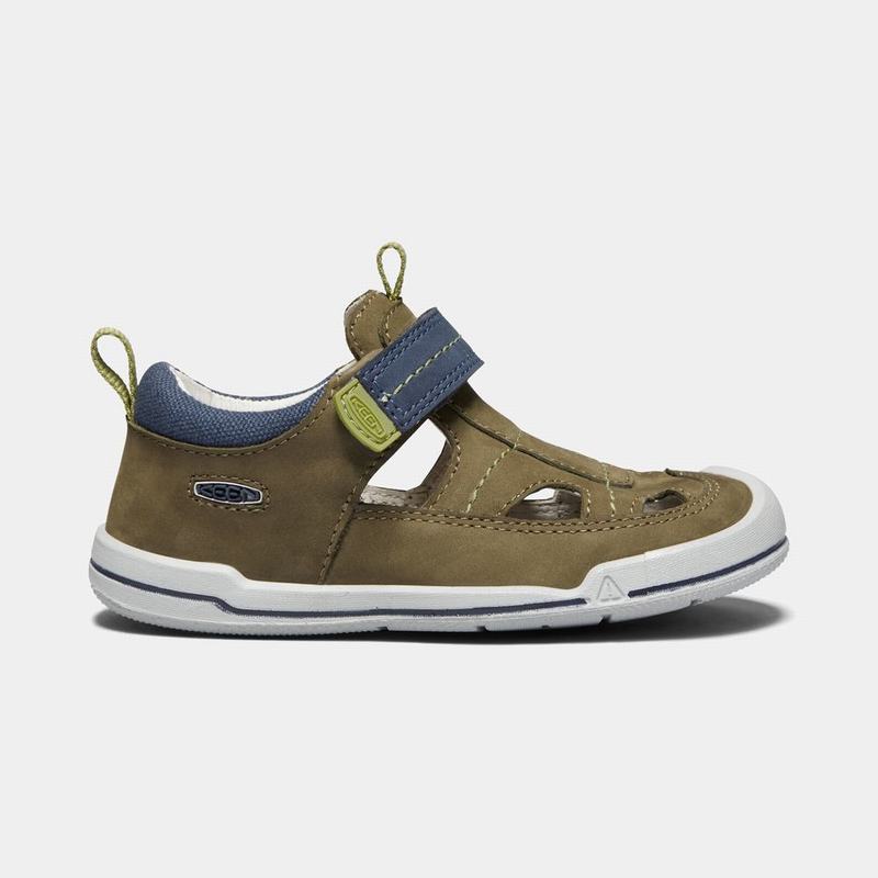 Sandalias Keen Sprout Fisherman Para Niños Verde Oscuro Oliva/Azul Marino - Sandalias Keen Mexico (3